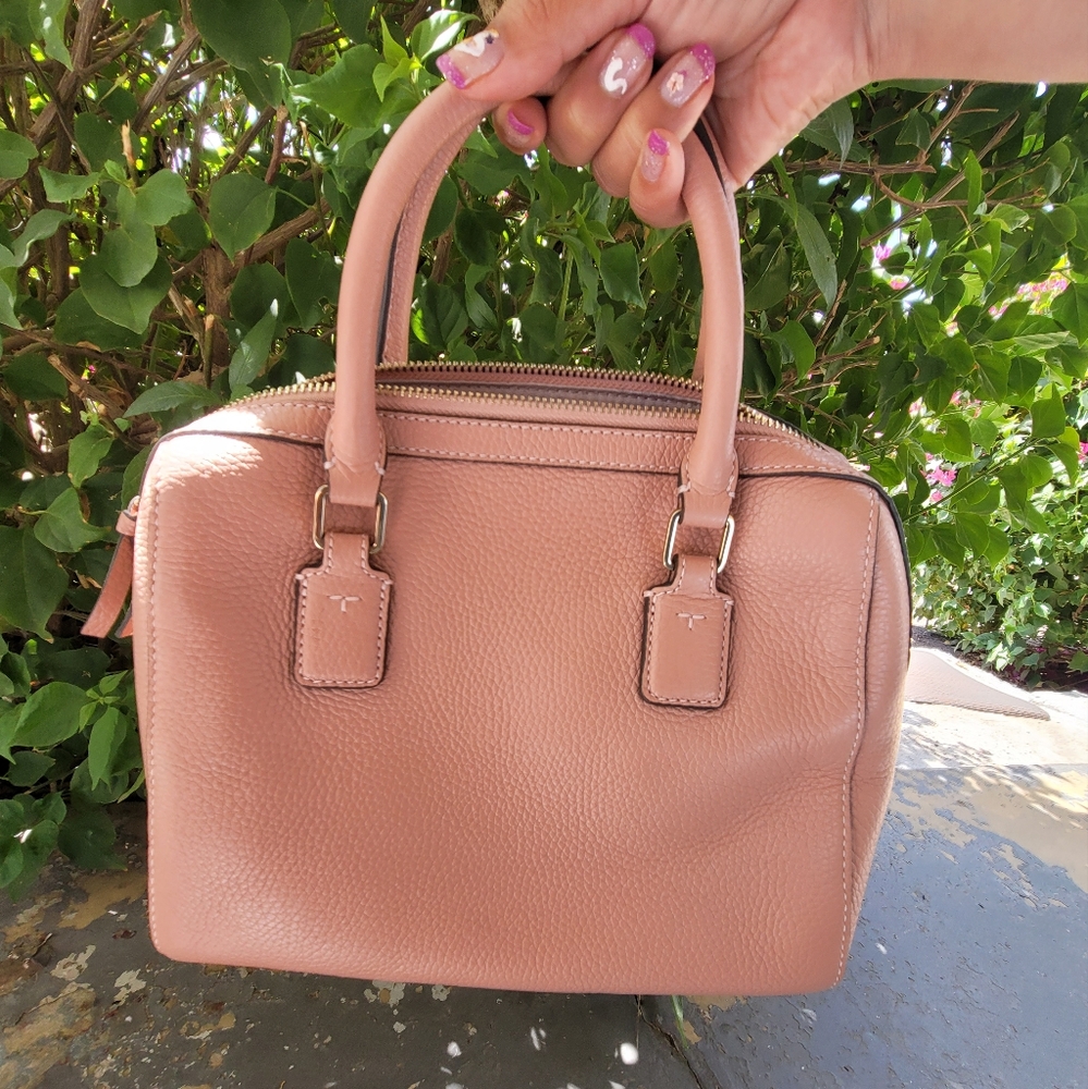 Tory Burch Pink Leather Tote - Picture 3 of 15